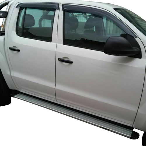 Estribo aluminio Volkswagen Amarok 2010+ Satinado/Negro/Grafito