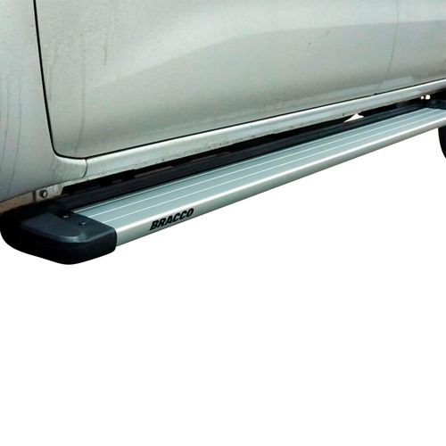 Estribo aluminio Nissan Frontier 2003+ Satinado/Negro/Grafito