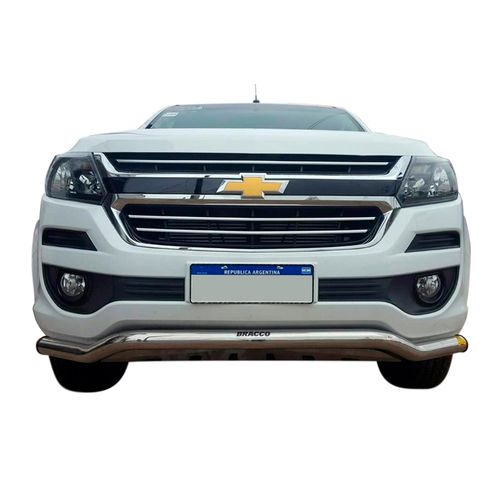 Defensa baja talampaya acero inoxidable Chevrolet S10 2016+