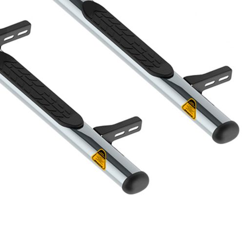 Estribos de acero inoxidable ovalados para Chevrolet S10 2012+ c/s