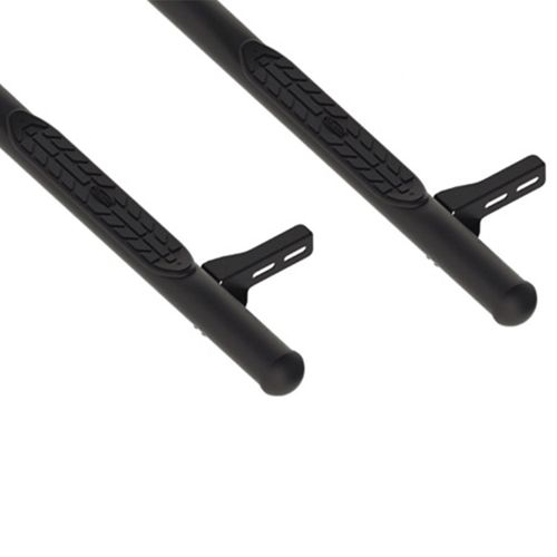 Estribos de acero negros redondos para Toyota Hilux 2005-2015 c/s