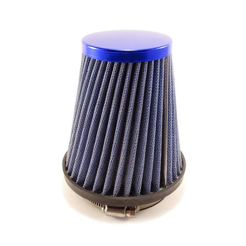 Filtro de aire cónico azul