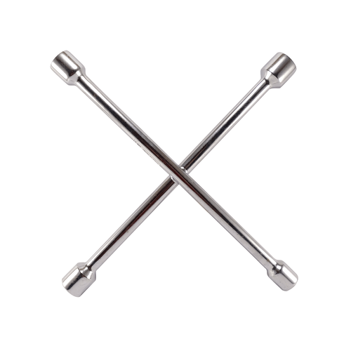 Llave cruz cromada chica