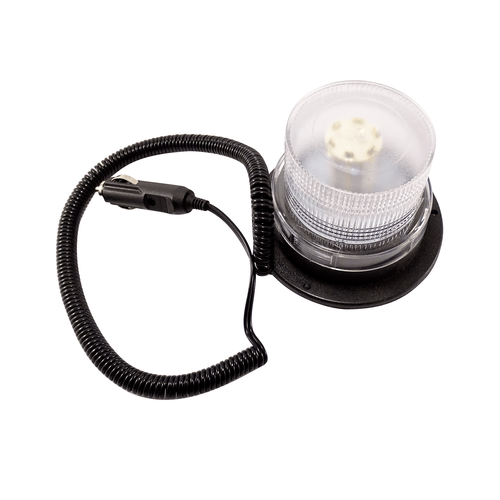 Baliza led flash redonda cristal