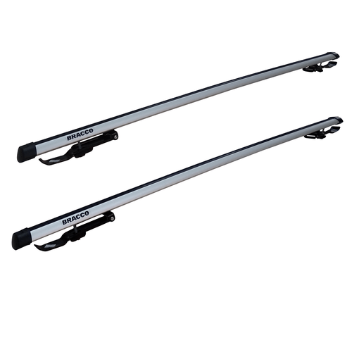 Barras portaequipajes aluminio 115cm Chevrolet Tracker c/barandas