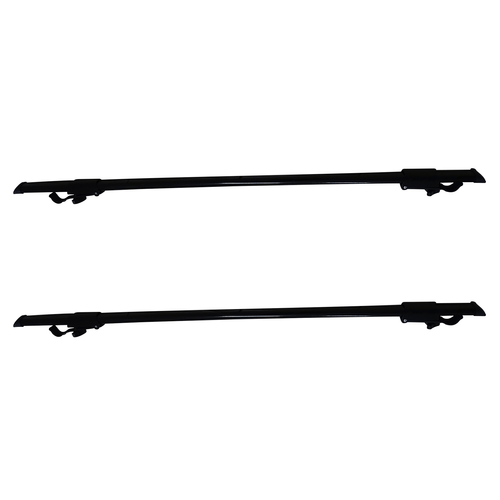 Barras portaequipajes negras 117cm Renault Duster/Orocho 2016+ c/barandas
