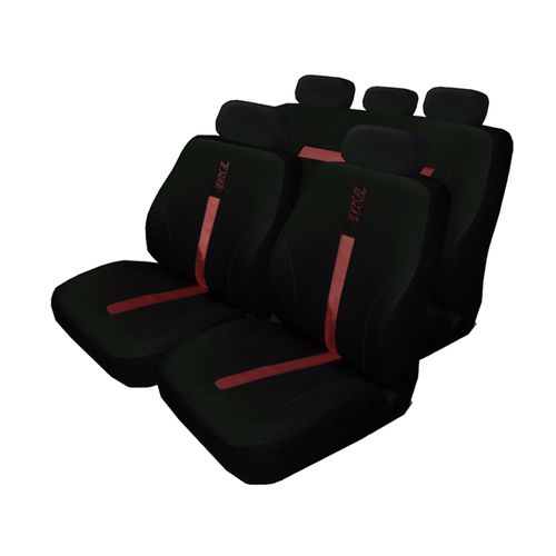 Funda QKL Eco Shine negra/roja