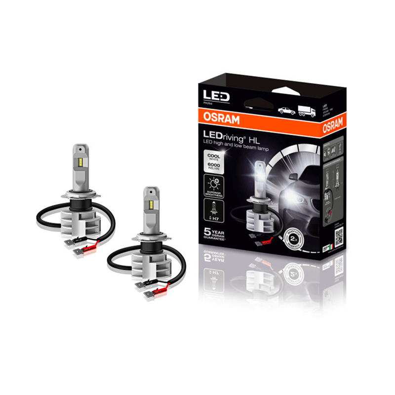 LAMPARA 12V H7 LED CRLAMPARA 12V/24V H7 LED CREE KIT PREMIUM OSRAM