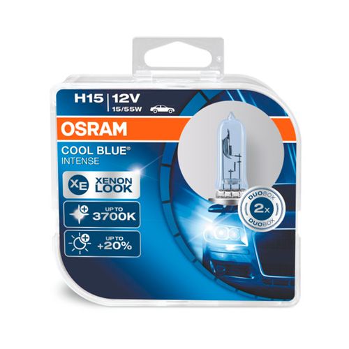 LÁMPARA H15 OSRAM COOL BLUE INTENSE C/U