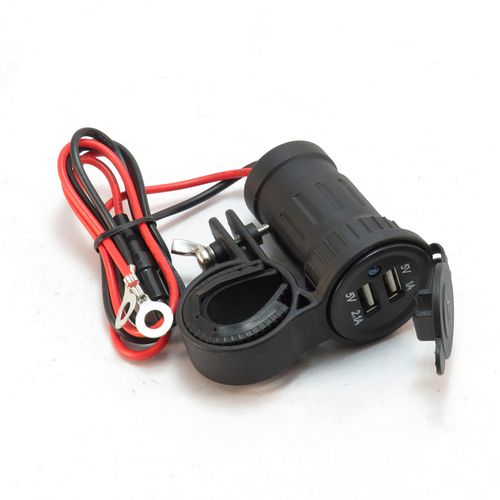 CARGADOR UNIVERSAL USBX2 PARA MANUBRIO