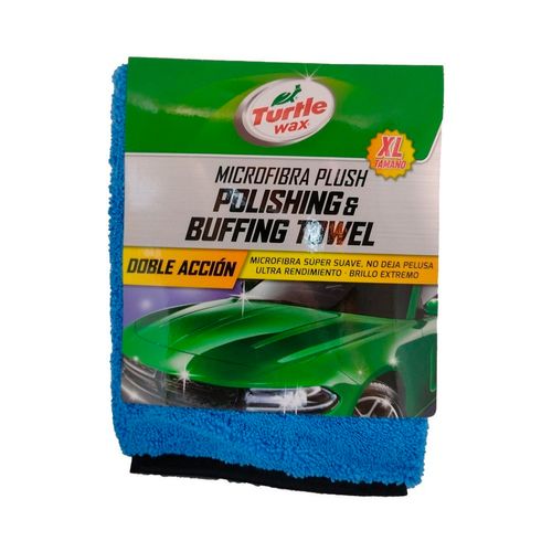 MICROFIBRA 40X 40PLUSH POLISHING AND BUFFING AZUL TURTLE WAX
