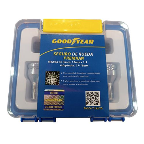 TUERCAS ANTIRROBO GOODYEAR GY-2236 12MMx1.5