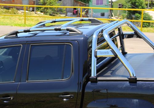 JAULA ANTIVUELCO DOBLE CAÑO GUZMAN - VOLKSWAGEN AMAROK CROMADA