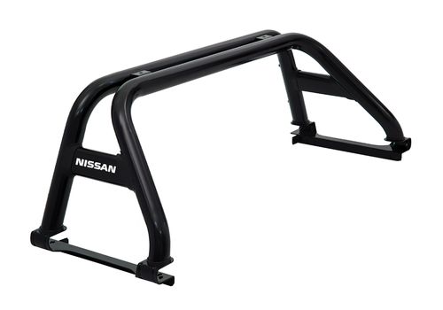 JAULA ANTIVUELCO DOBLE CAÑO GUZMAN - NISSAN FRONTIER 2008+ / 2016+ / 2025+ NEGRA