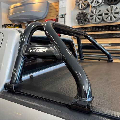 JAULA ANTIVUELCO DOBLE CAÑO GUZMAN - FORD RANGER 1998 A 2011 NEGRA